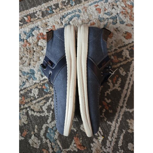 Neq Nunn Bush Brewski Moc Toe Men's Slip On Size 9.5 M Men’s Color Blue - Picture 9 of 9